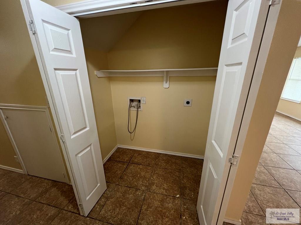 Downstairs utility closet